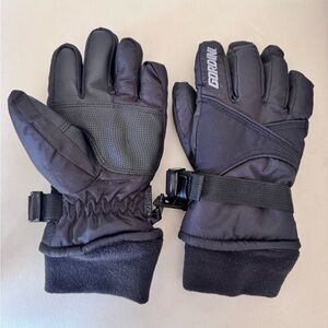 Nordica Black Insulated Ski Gloves
